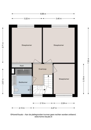 Floorplan - Zomertalinghof 22, 8043 JV Zwolle